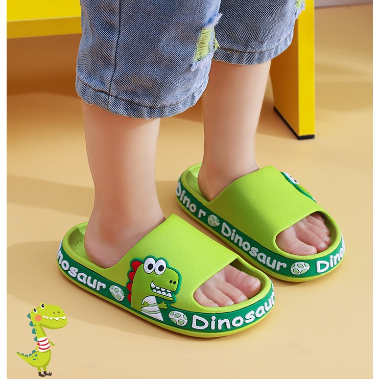 Sandal Anak Laki-laki Perempuan Gambar Dino Egg EVA Anti Slip SA004