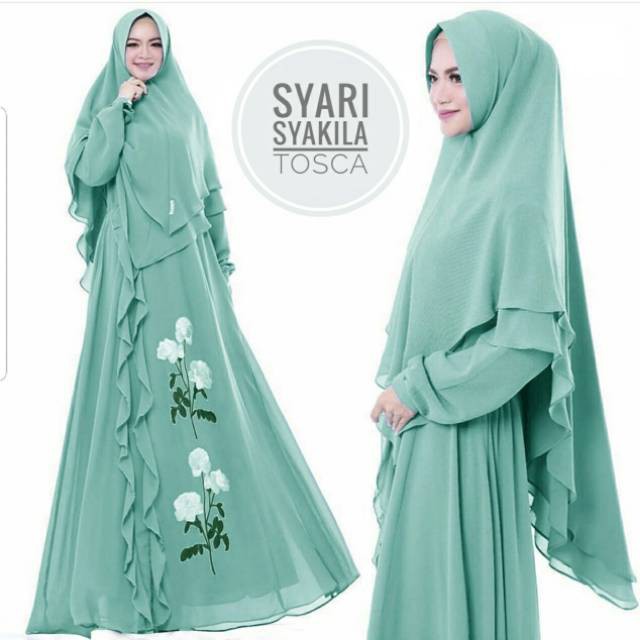 TOKE BAJU Syari Syakila Real Pict/Gamis Murah