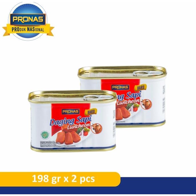 

vaargavaldian5678 Pronas Luncheon Sapi 198 g kemasan bundling 2 pcs TERLARIS TERPERCAYA ORIGINAL