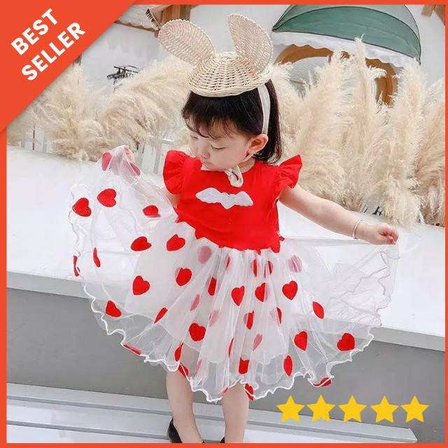 [0-4th] DRESS TUTU ANAK IMPORT PREMIUM MEWAH 0-4 TAHUN BUNGA PEONY / DRESS TUTU BUNGA MUTIARA PEONY GAUN PESTA ANAK IMPORT