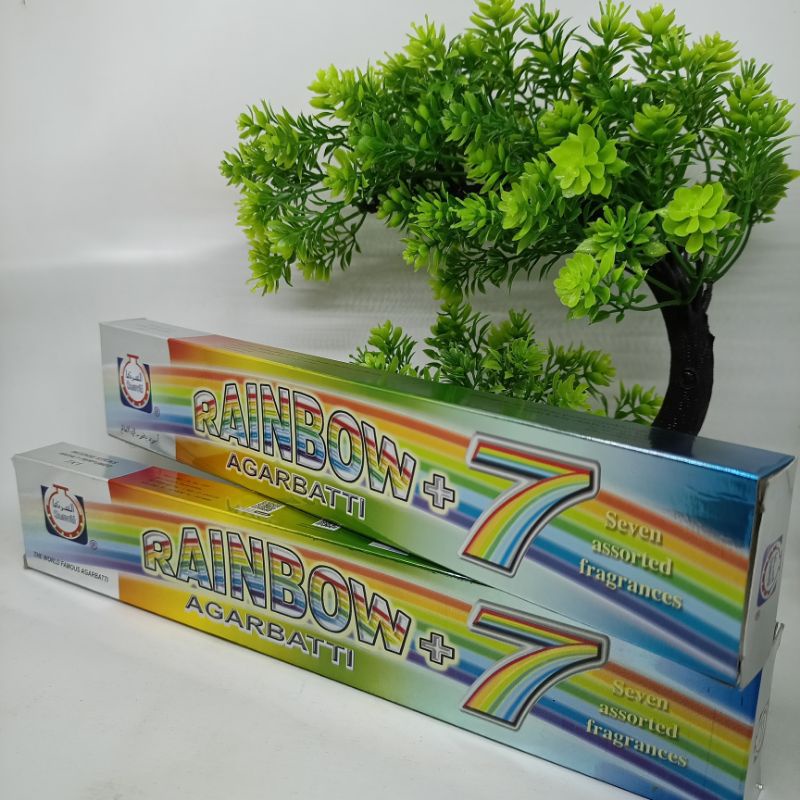 DUPA LIDI WANGI.BUHUR 7 RAINBOW .AGARBATTI . RAINBOW . Mix 7 in 1. 42 STICK MEREK ALBAKRI