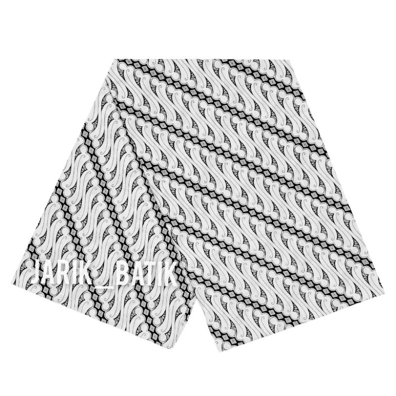 Gayaebatik Jarik Batik Parang Curigo Hitam Putih