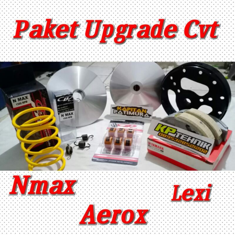 Jual Full Upgrade Cvt Nmax Nmax Aerox Lexi Anti Gredeg Dan Akselerasi Shopee Indonesia