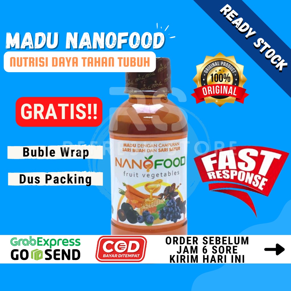 

Nano Food NanoFood Fruit Vegetables Madu Herbal Menutrisi Otak Penambah Daya Tahan Tubuh Nafsu Makan