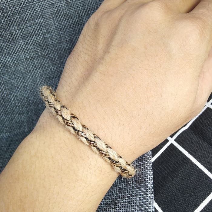 COD GELANG PRIA WOVEN MEN BRACELET WB003 02