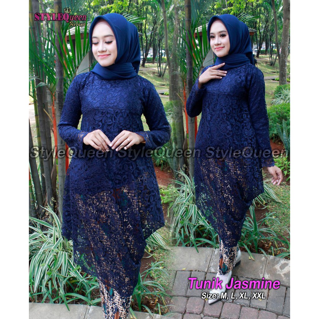 LIZ&gt; Pakaian wanita / SET kebaya jasmine / BAJU kebaya modern / pakaian pesta / baju wanita kekinian