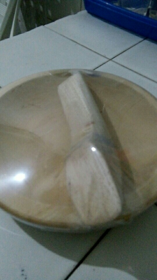 Cobek + Ulekan Kayu (tanpa Pewarna)