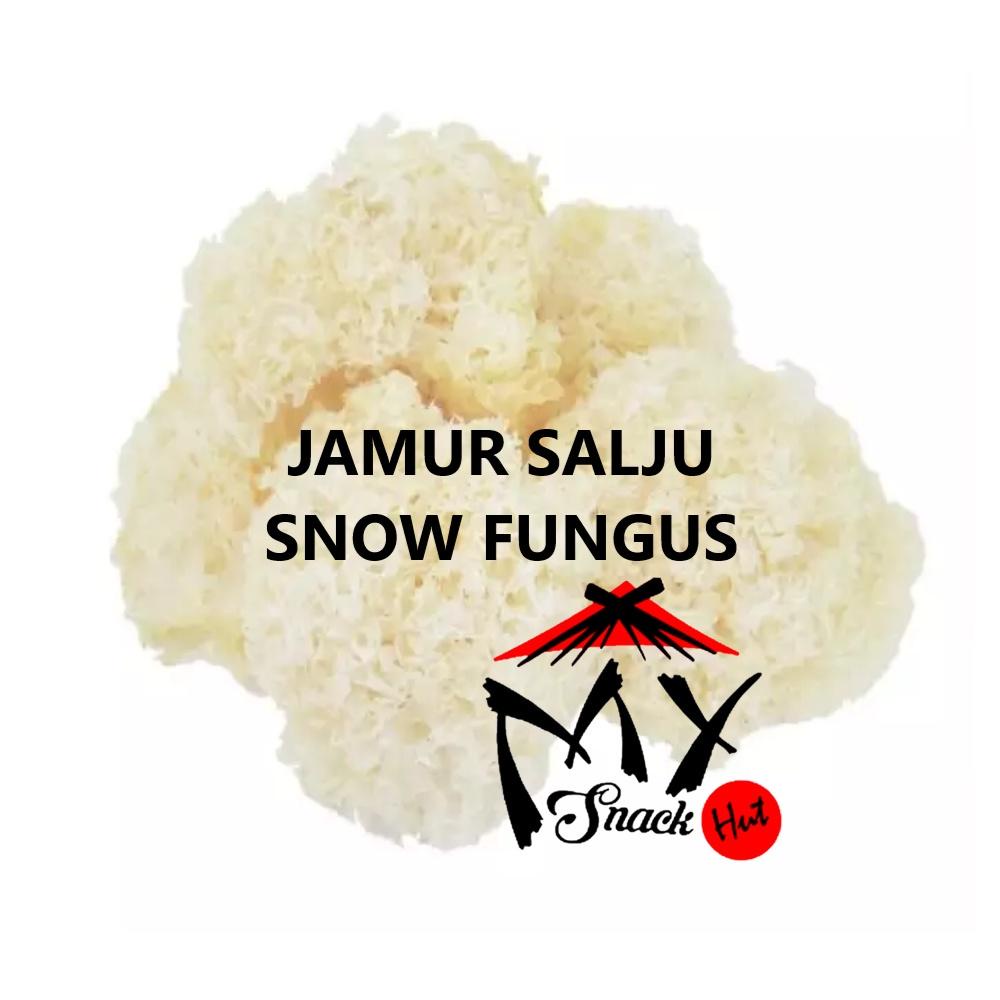 

JAMUR PUTIH SALJU - BAIMUER YINER KERING - SNOW WHITE FUNGUS PREMIUM - DRIED WHITE ICE ES MUSHROOM BOKJI BOKNI Berkualitas