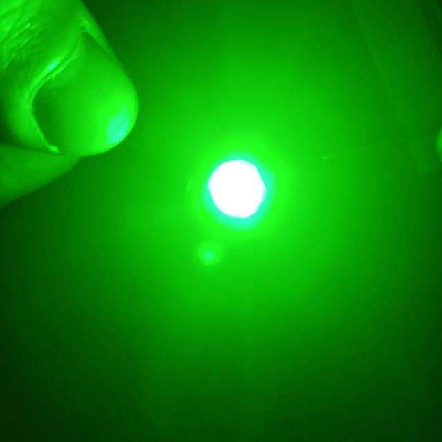 HPL 3W High Power Led 3 Watt warna hijau