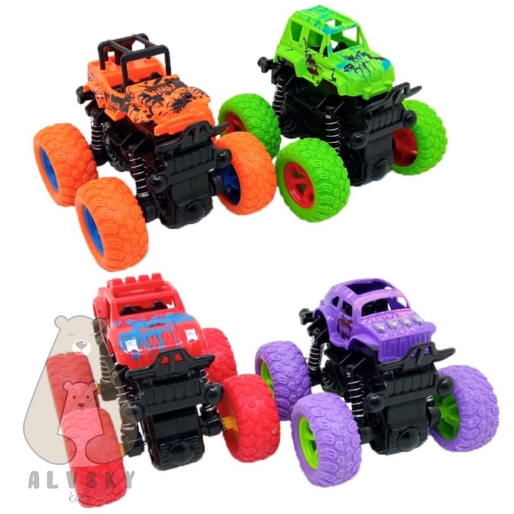 MAINAN ANAK MOBIL MOBILAN OFF ROAD JEEP ZAP MONSTER / MOBIL JIP OFF ROAD 4 DRIVE BIG FOOT