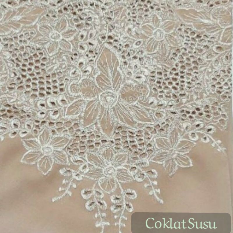 KERUDUNG YENNI WAHID//HIJAB INSTANT HOODIE.(REAL PICT)-Coklat Susu