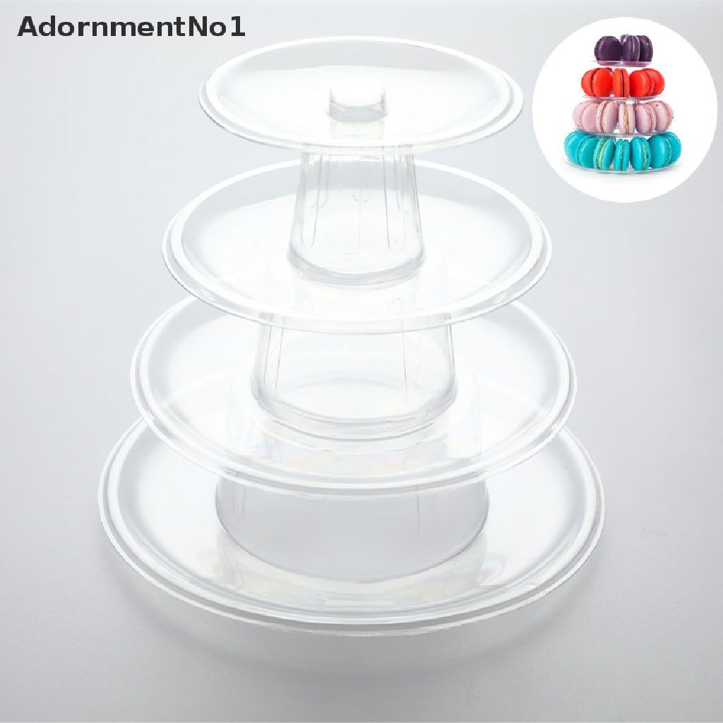 (AdornmentNo1) Rak Stand Display Macaron / Kue Multi Tingkat Bahan PVC