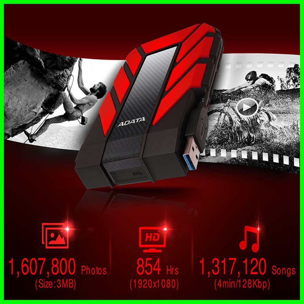 Harddisk Eksternal Adata 2TB HD710 Pro - HD710 2TB USB 3.1