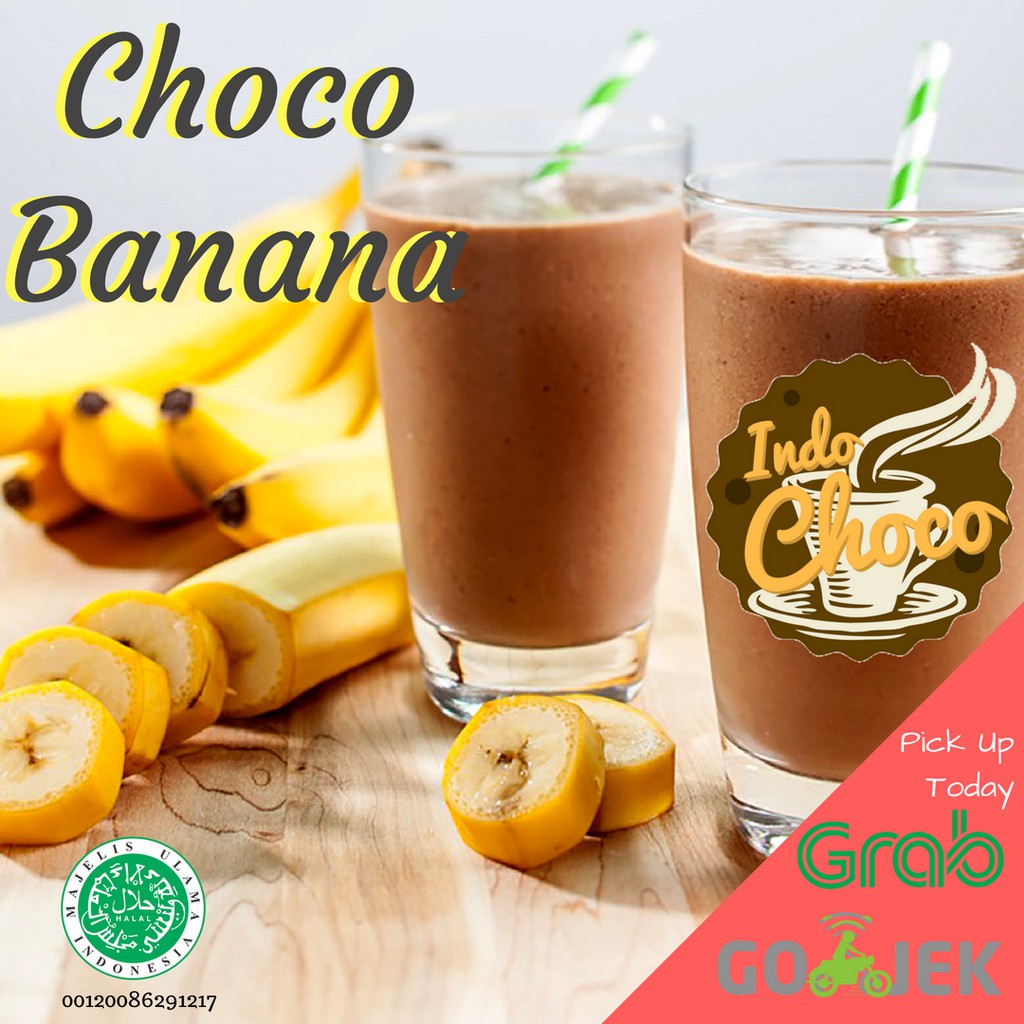 Bubuk Minuman Coklat rasa Choco Banana 1 Kg / Choco Banana Chozo