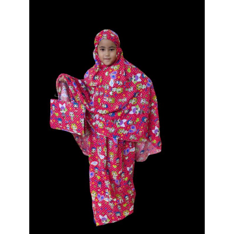 Mukena Anak LOL Katun Rayon Aqilla