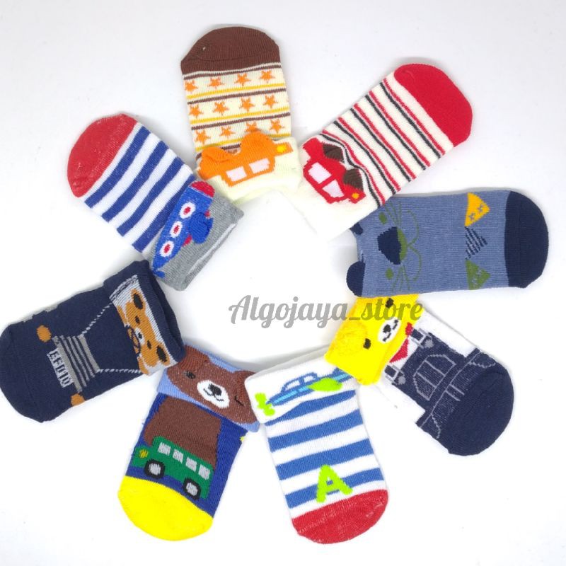 TOKO KL | ( isi 3 pasang ) kaos kaki anak bayi CUTE ANIMAL 3D usia 0-12 bulan cowok cewek