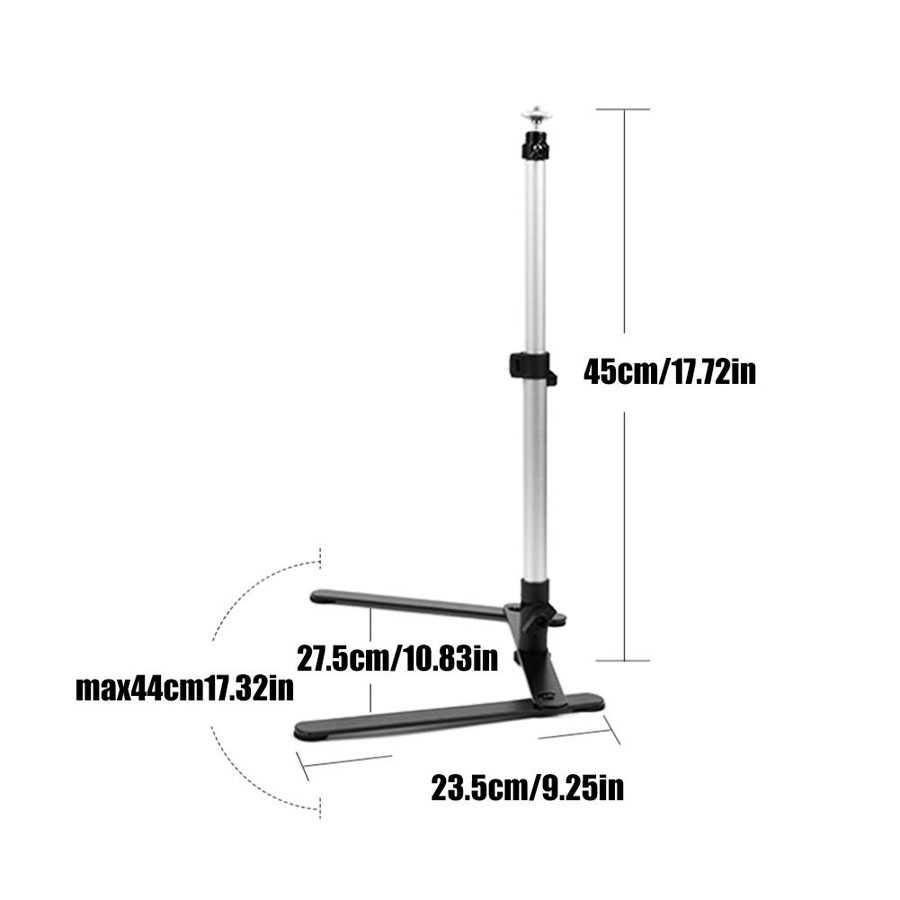 (BISA COD) FTIHSHPTebru Overhead Tripod Photo Studio Stand Photography Bracket - TB10