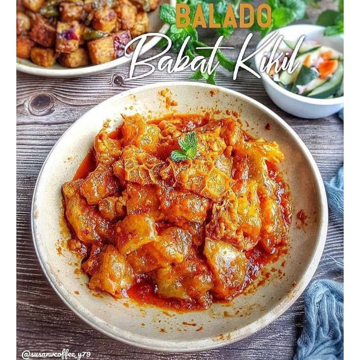 MASAKAN RUMAHAN &quot;KIKIL BALADO TANPA BABAT &quot; (PORSI BESAR)