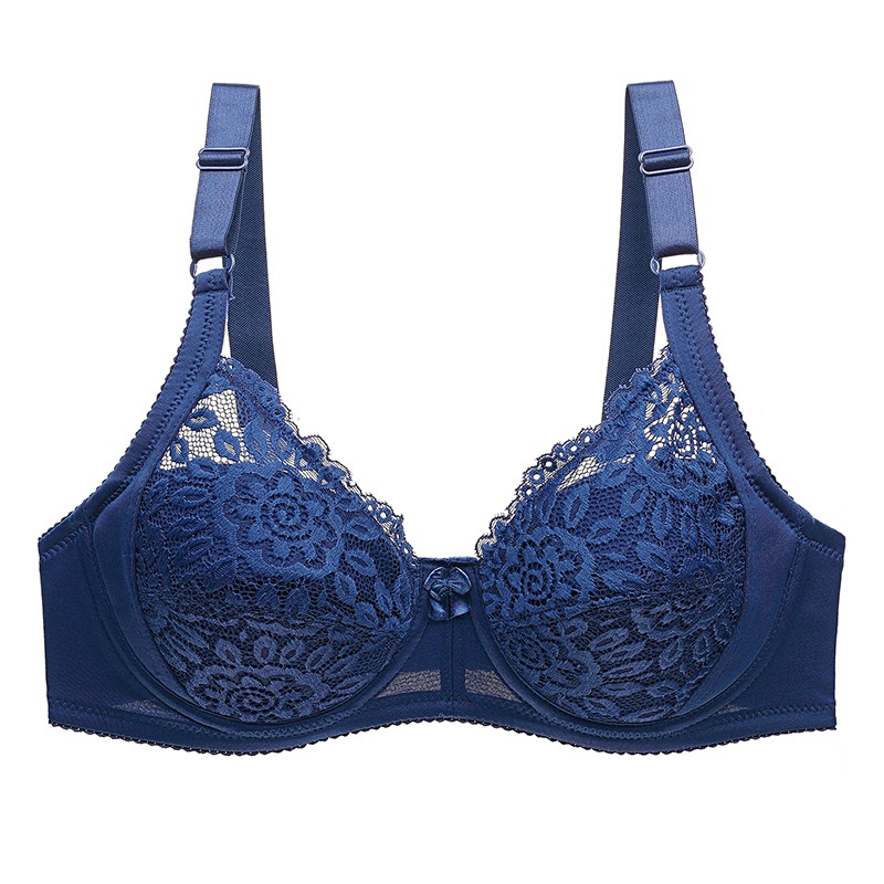 Push Up Bra BH Jumbo Ultra tipis Sexy Brokat Kawat Size 38 - 44 Cup D - DD/E #UW 8033