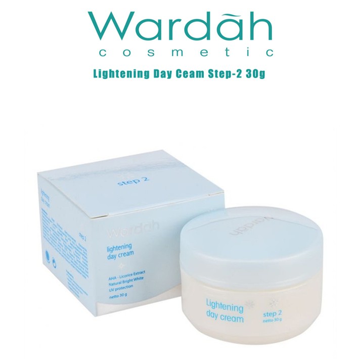 WARDAH Lightening Day Cream & Night Cream / Krim Siang dan Krim Malam Wardah 30 Gr (BESAR)