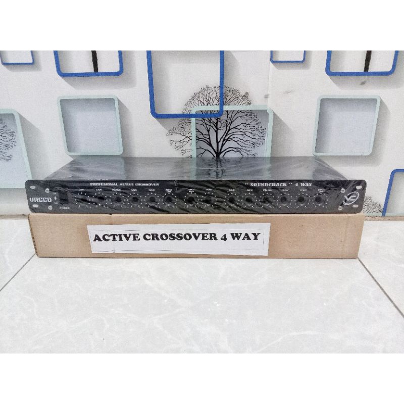 Box aktif crossover 4way plus sub