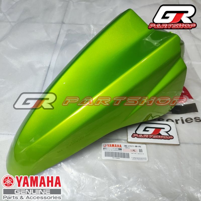 spakbor depan mio smile 28D hijau ori ygp original yamaha slebor fender front