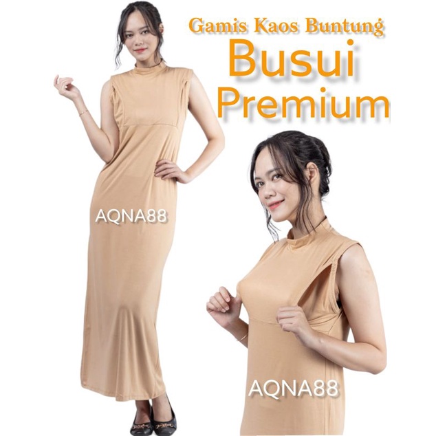 Inner Dress Busui Friendly Tanpa Lengan Premium AQNA88