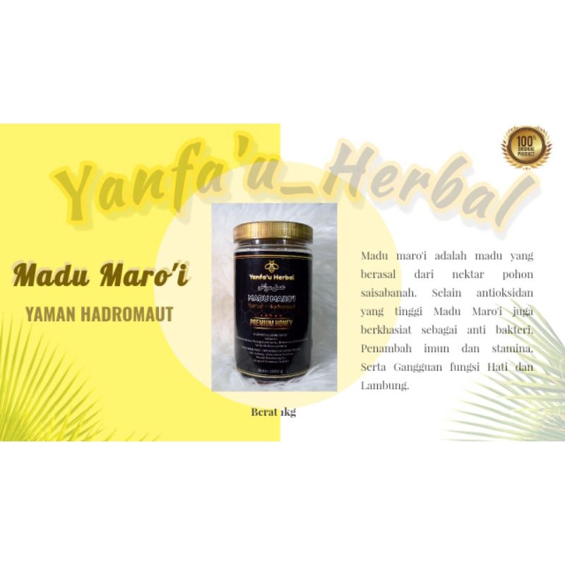 

Madu Maro'i 1Kg
