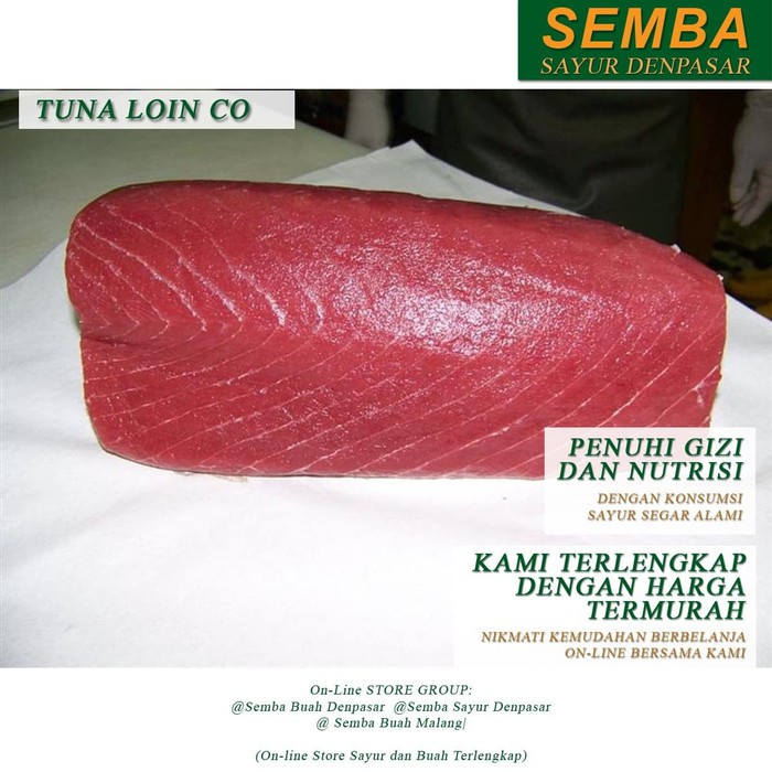 TUNA LION CO 1KG (frozen) seafood DENPASAR BALI sembako bumbu lauk food bahan makanan murah fresh
