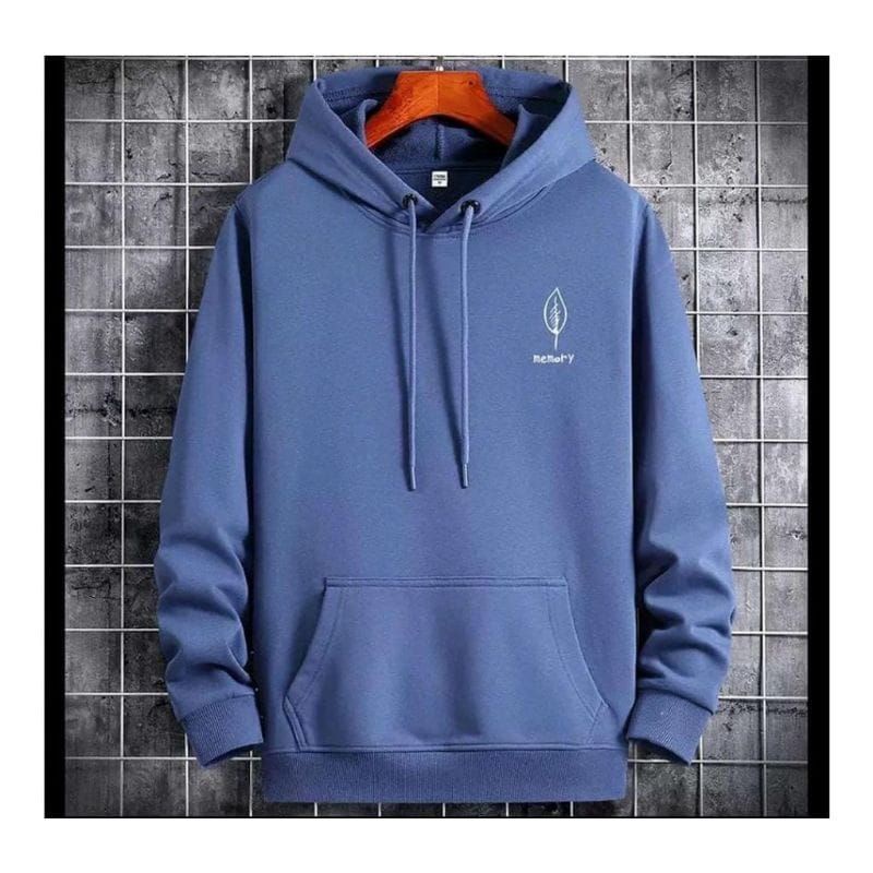 sweater Hoodie  MEMORY LEAF wanita Dan Pria Unisex bahan fleece tebal kaos Distro keren dan Trendy