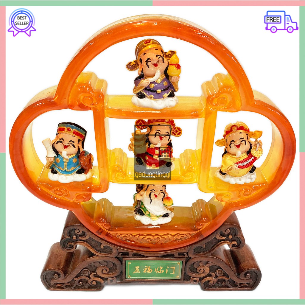 Pajangan Patung Hiasan Hadiah Meja Kantor Dewa Cai Shen Chaisen Caisen Amulet Kekayaan Kwan Kong Guan Yu Bumi Maitreya Rejeki Hoki Keberuntungan Fengshui Fengsui Feng Shui Altar Sembahyang Batu Giok Resin Rupang Gelang Tasbih Buddha Budha Statue Necklace