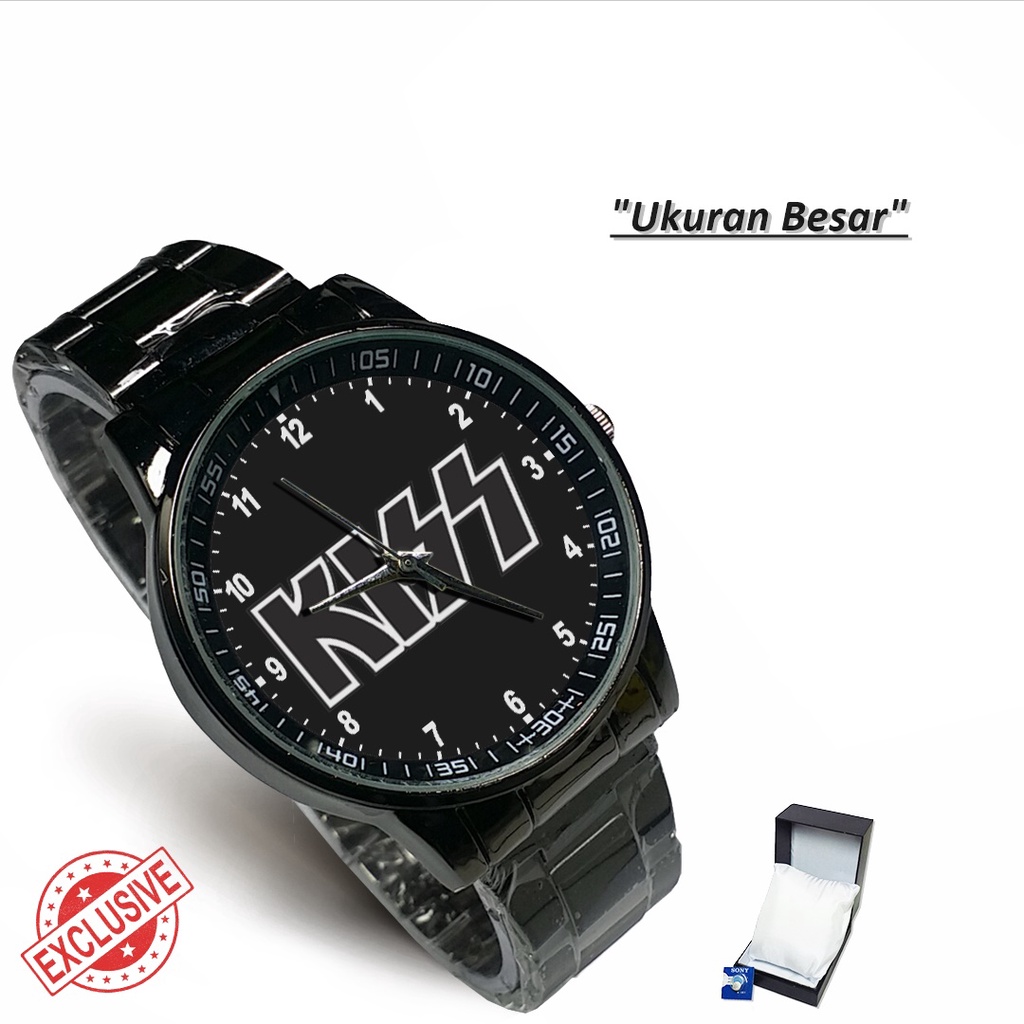 Jam Tangan Rantai Couple KISS BAND 02 (Awesome)