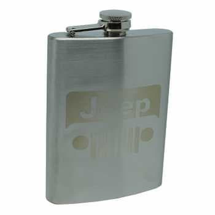 Botol Jeep Bottle Minum Bir Wine portable Hip Flask Bentuk Kotak 8oz