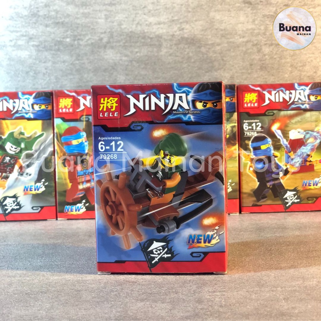 BRICKS LELE KARAKTER NINJA-GO MAINAN EDUKASI ANAK BRICK MOVIE NINJA GO CHARACTER MINI FIGURE FIGURES