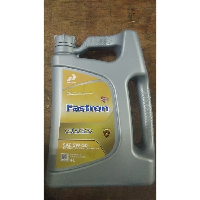 Oli Mesin Mobil Fastron Gold 5W-30 Nano Guard Asli Pertamina 4 liter