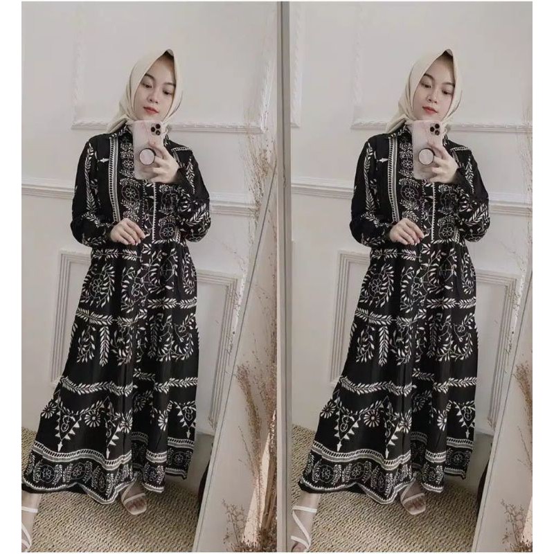 Dress Rayon / Acelin Dress / Dress Etnik