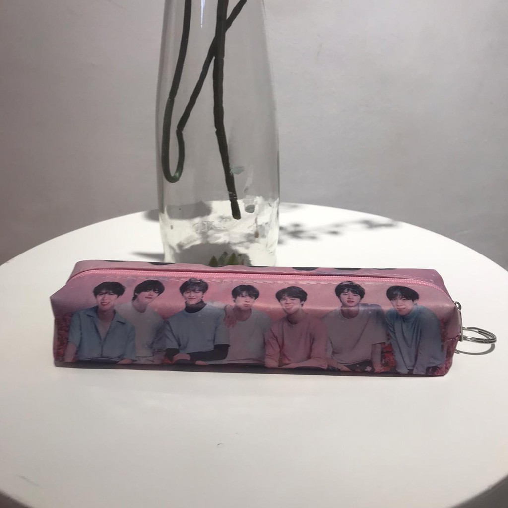 KOTAK PENSIL BTS 1 SET ISI 6 PCS TEMPAT PENSIL BANGTANBOYS ARMY IMPORT TERMURAH READY GROSIR DAN COD