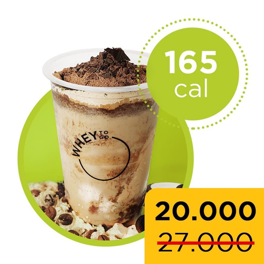 

TIRAMISU VEGAN - WHEY TO GO - SUSU RENDAH KALORI RENDAH GULA TINGGI PROTEIN PEA ISOLATE DRINK