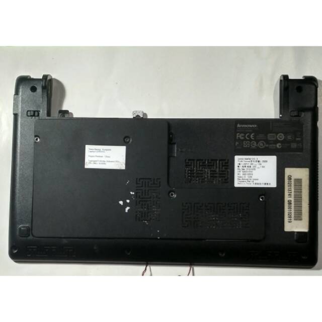 Casing Kesing bagian bawah dan penutup hardisk ram Netbook Lenovo s10-3