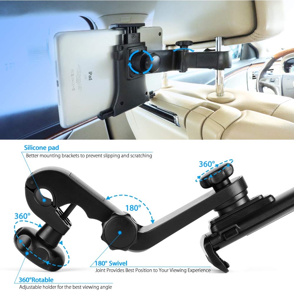 Bracket Pemasangan Dudukan latter tablet Teleskop Universal adjustable Untuk iPad 4tablet Komputer tablet 7-11 inch