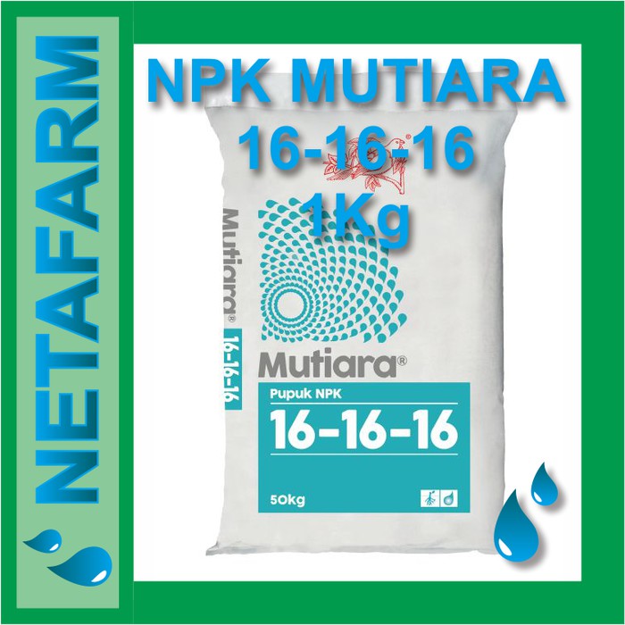 Pupuk MEROKE NPK Mutiara 16-16-16 - 1 kg