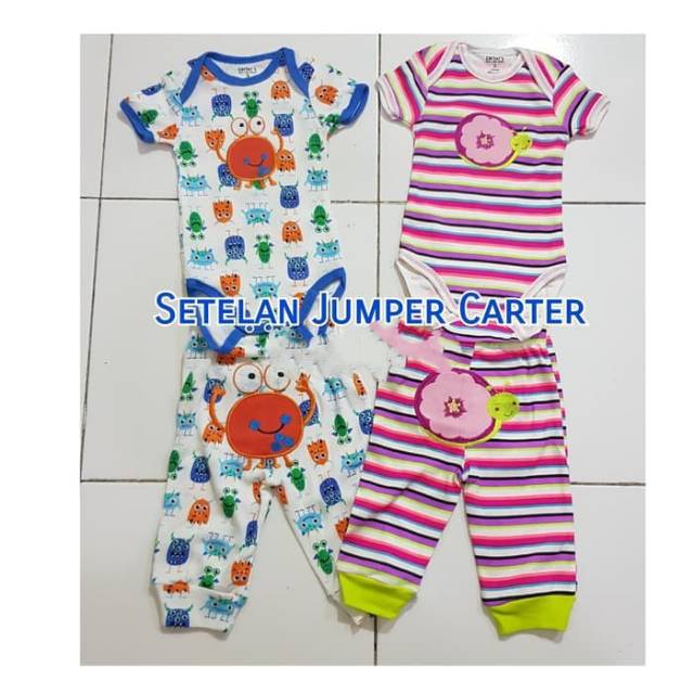 Setelan jumper carter set romper carters anak bayi cowok cewek perempuan laki baju