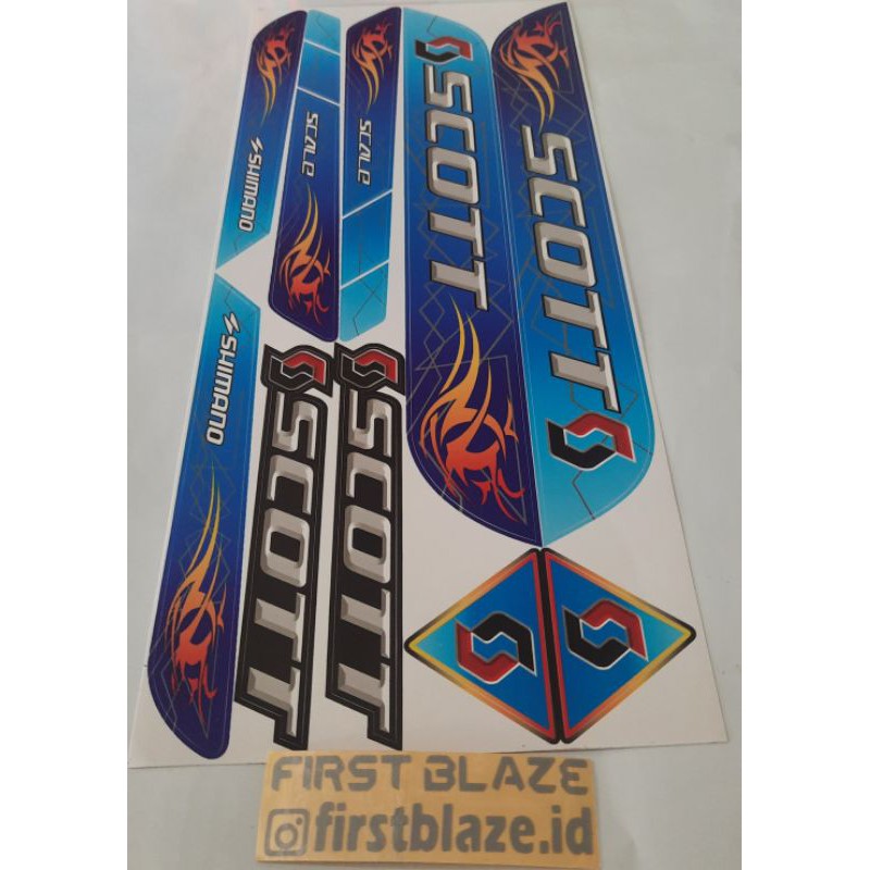 Striping sepeda Scott