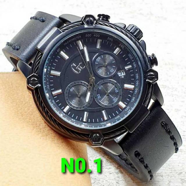 JAM TANGAN ANALOG PRIA GC Guess Collection GC1043 CHRONOGRAPH AKTIF