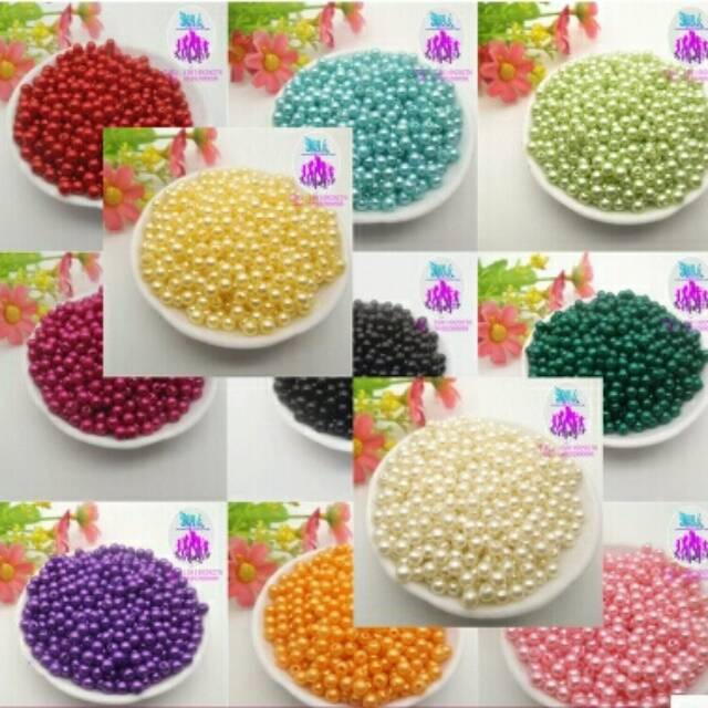 Mutiara ringan 4mm per 10gram