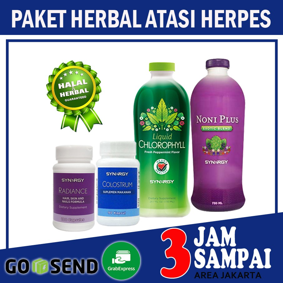 Obat Untuk Herpes / Dompo / Cacar Ular Tanpa Acyclovir