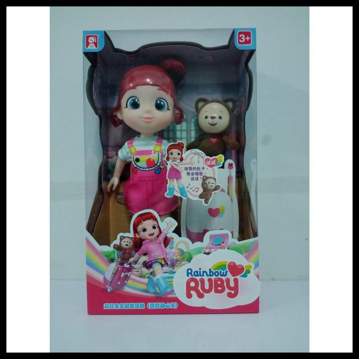 MAINAN RR-88001 RAINBOW RUBY WITH CHOCO ( TALKING & SINGING )