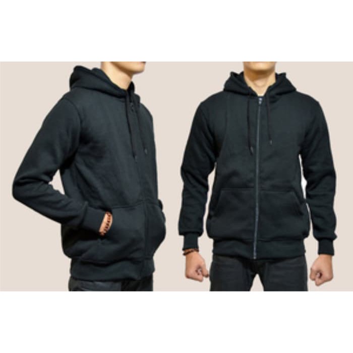 NEW MT JAKET POLOS HITAM