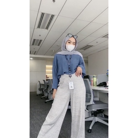 Batwing Sweater - Atasan Rajut - Blouse Rajut - Atasan Wanita