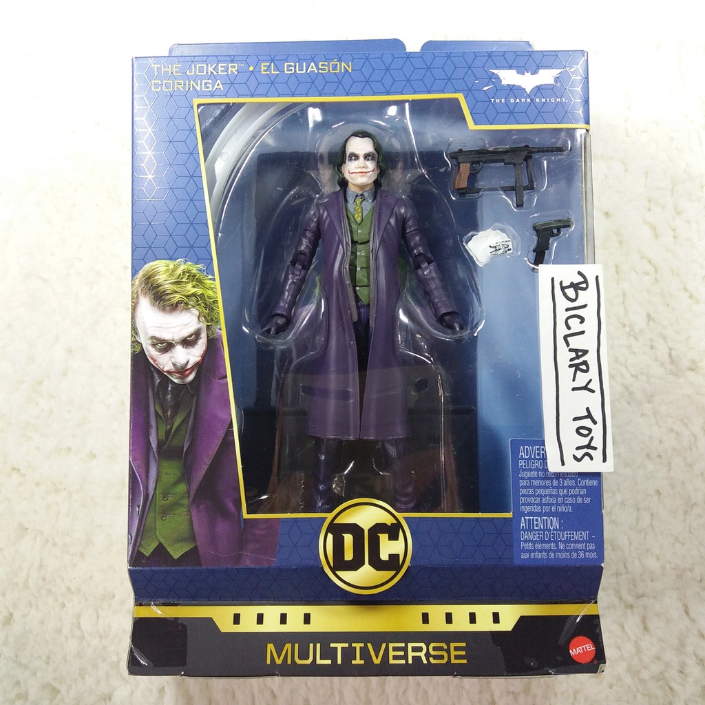 DC Multiverse Joker The Dark Knight SHF Mafex Size Collectibles Mattel